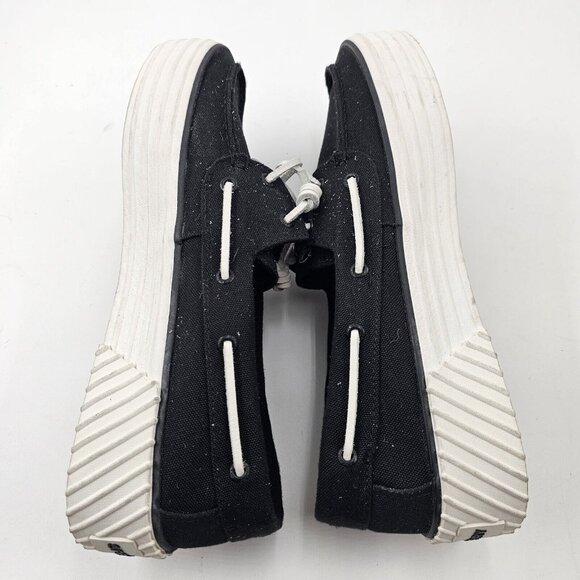 Sperry Women's Bahama 2.0 Black Platform Sneakers Size 11 - Picture 5 of 10